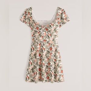 Abercrombie Flutter Sleeve Smocked Mini Dress XL